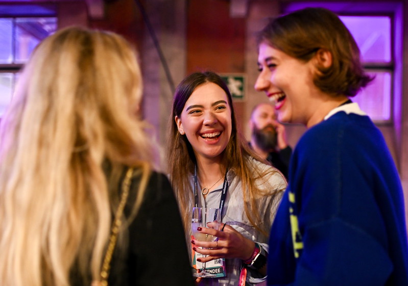 Night summit during the opening night of Web Summit 2023