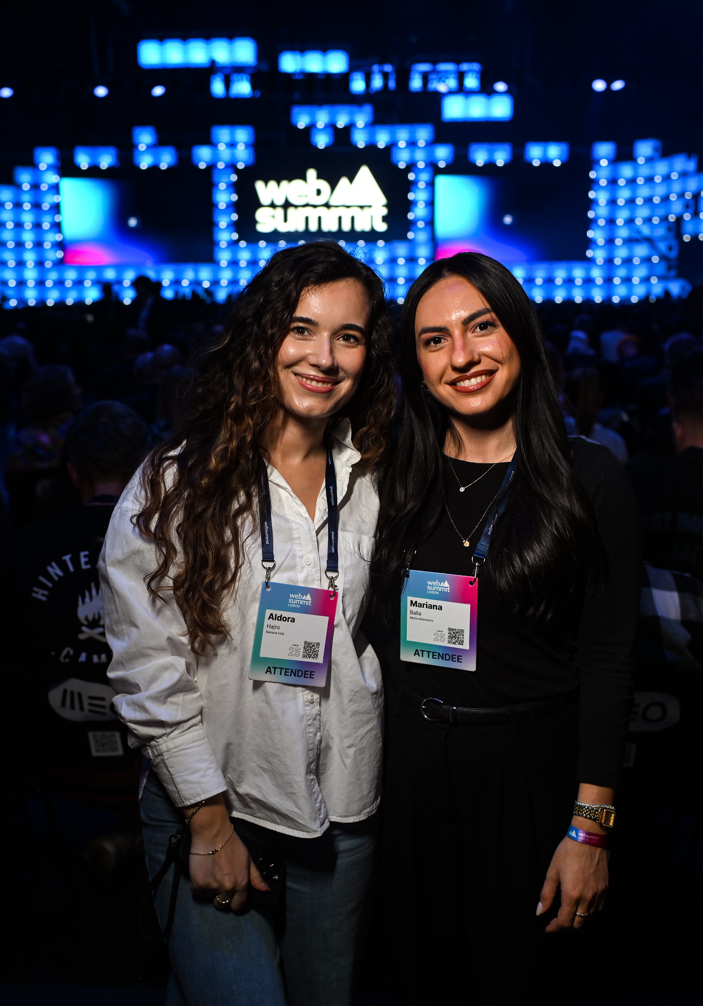 Two women Attendees during opening night